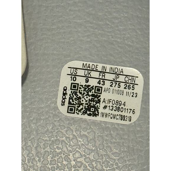 Adidas Adilette Aqua Slides Shoes Mens Size 10 Three Stripes IF0894 Pool Sandals - Picture 7 of 7